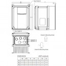 Przemiennik częstotliwości 1-fazowy 0,75 kW 230V AC Delta Electronics VFD4A8MS21MFSAA
